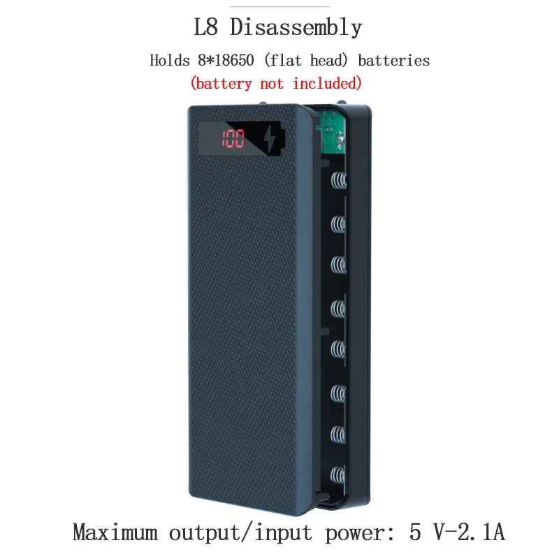 The Volt Vault - Dual USB Micro USB Type C Battery Charger Shell