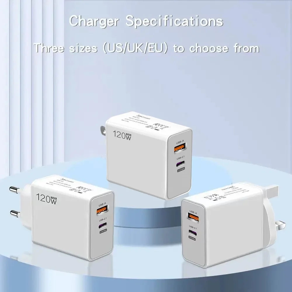 POWER BLASTER 120 - Fast Charge Power Adapter 120W