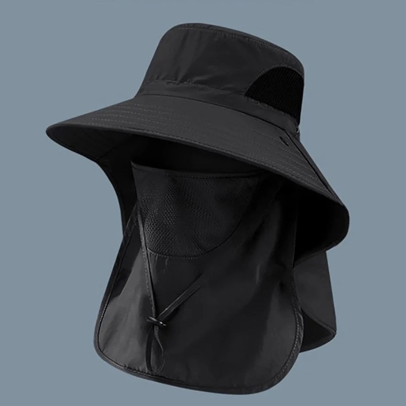 Sun Surrender Safari Hat - Sun Hat With Neck and Face Cover