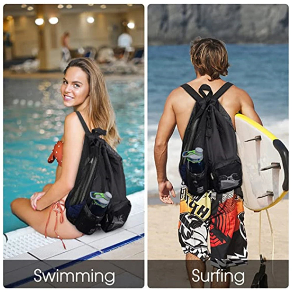 SplashSack - Drawstring Beach Backpack