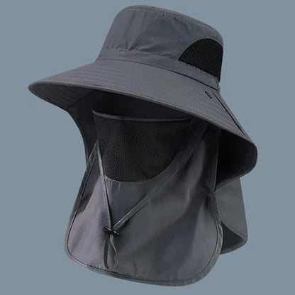 Sun Surrender Safari Hat - Sun Hat With Neck and Face Cover