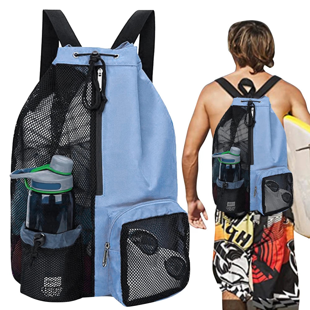 SplashSack - Drawstring Beach Backpack