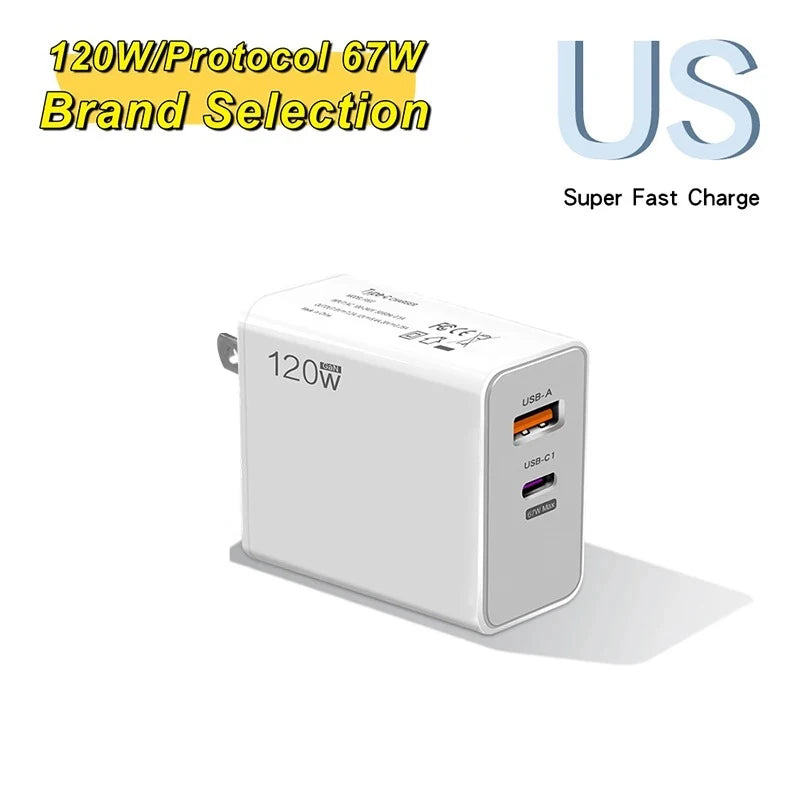 POWER BLASTER 120 - Fast Charge Power Adapter 120W