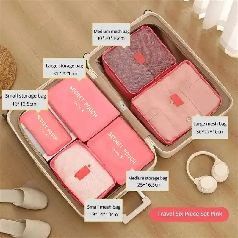 The ZipTrip - 6-Piece Travel Storage Set