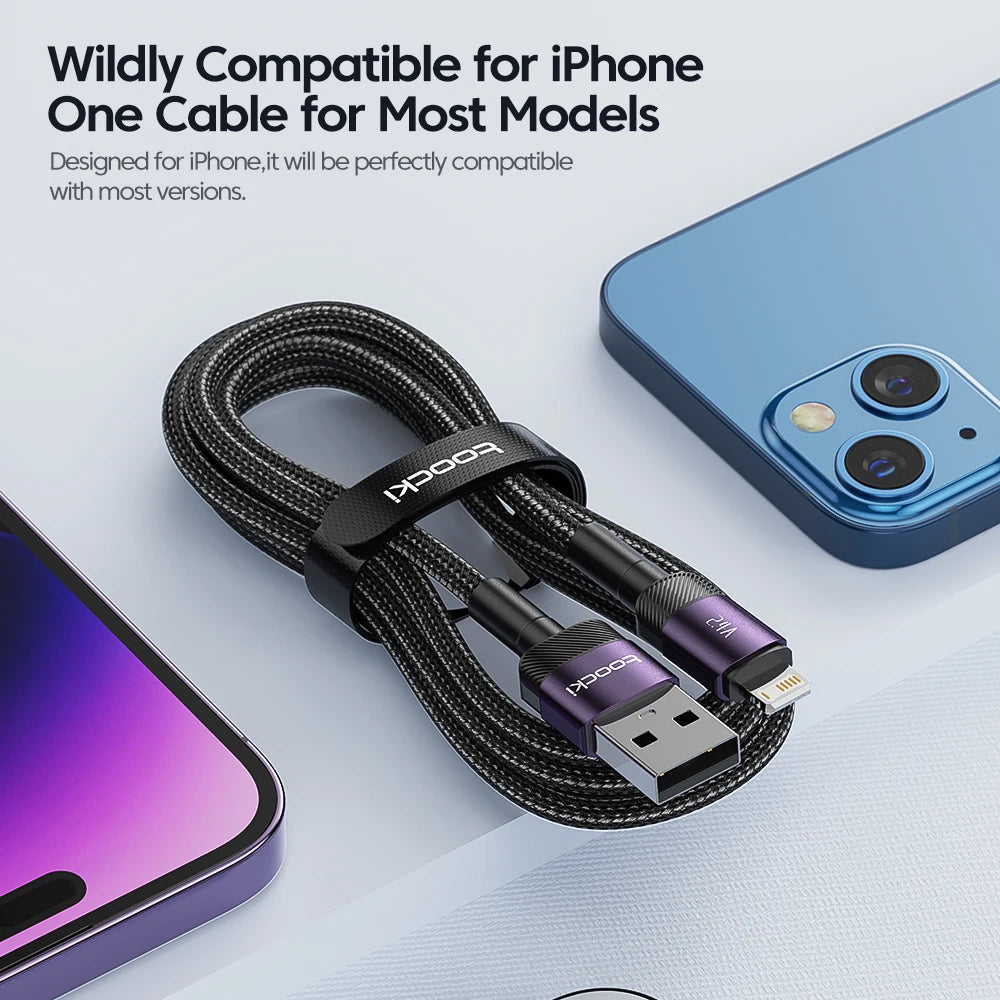 The ZapStrand Lightning - USB-A to Lightning Cable 2.4A