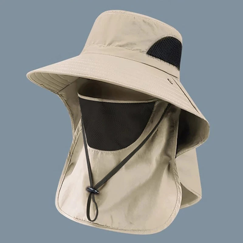 Sun Surrender Safari Hat - Sun Hat With Neck and Face Cover