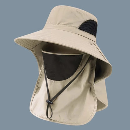Sun Surrender Safari Hat - Sun Hat With Neck and Face Cover