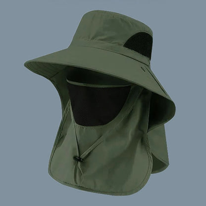 Sun Surrender Safari Hat - Sun Hat With Neck and Face Cover