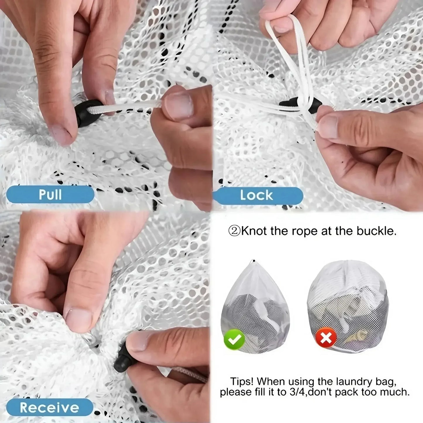 The SpinCycle Sidekick - Mesh Laundry Bag