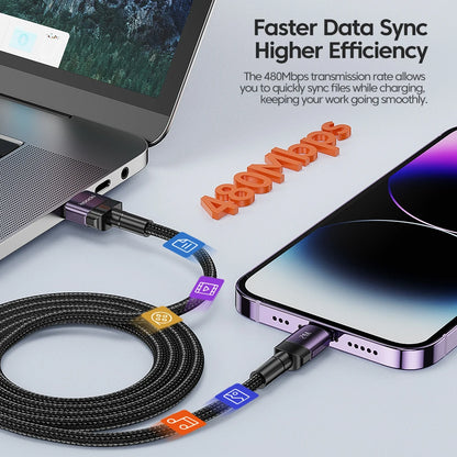The ZapStrand Lightning - USB-A to Lightning Cable 2.4A