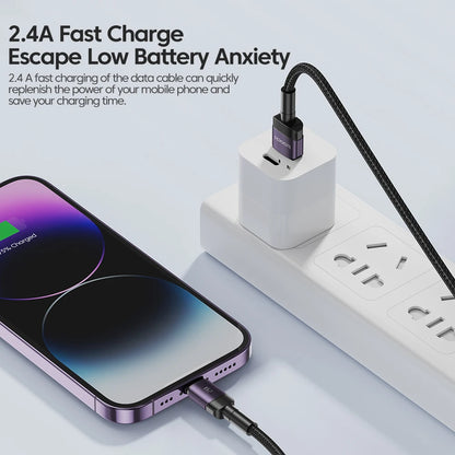 The ZapStrand Lightning - USB-A to Lightning Cable 2.4A