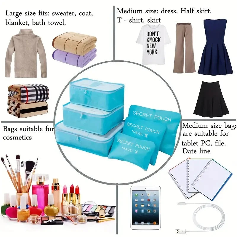 The ZipTrip - 6-Piece Travel Storage Set