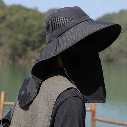 Sun Surrender Safari Hat - Sun Hat With Neck and Face Cover