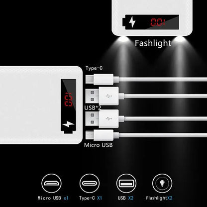 The Volt Vault - Dual USB Micro USB Type C Battery Charger Shell