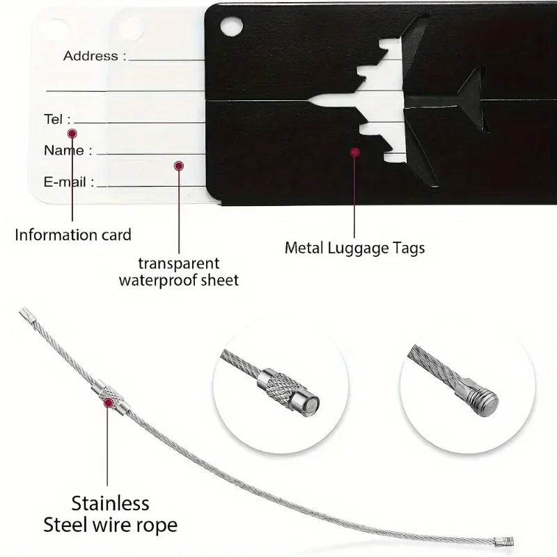 JetLabel -  Aluminum Bag Tag