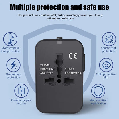The Plug-a-Palooza - Global Universal Conversion Travel Plug