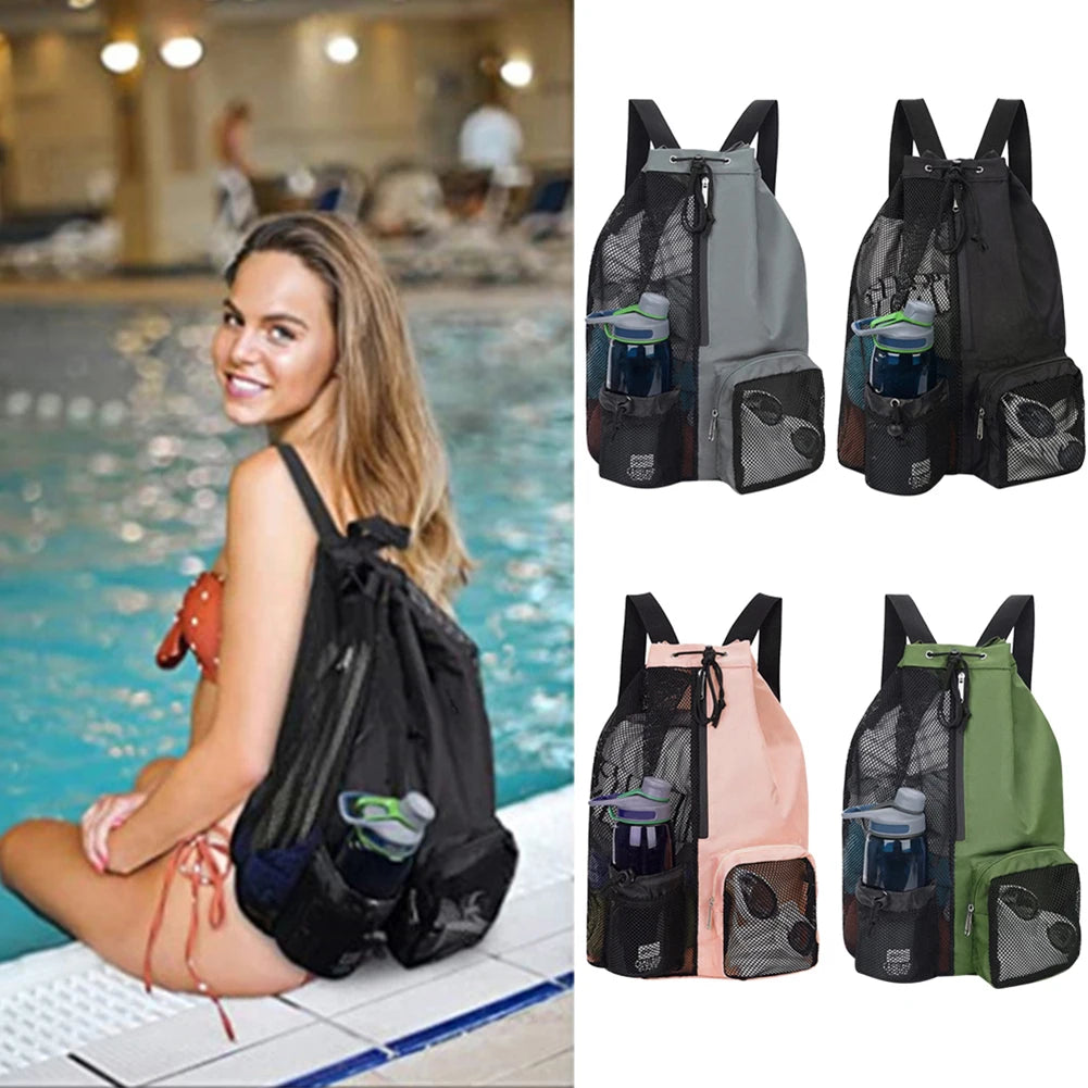 SplashSack - Drawstring Beach Backpack