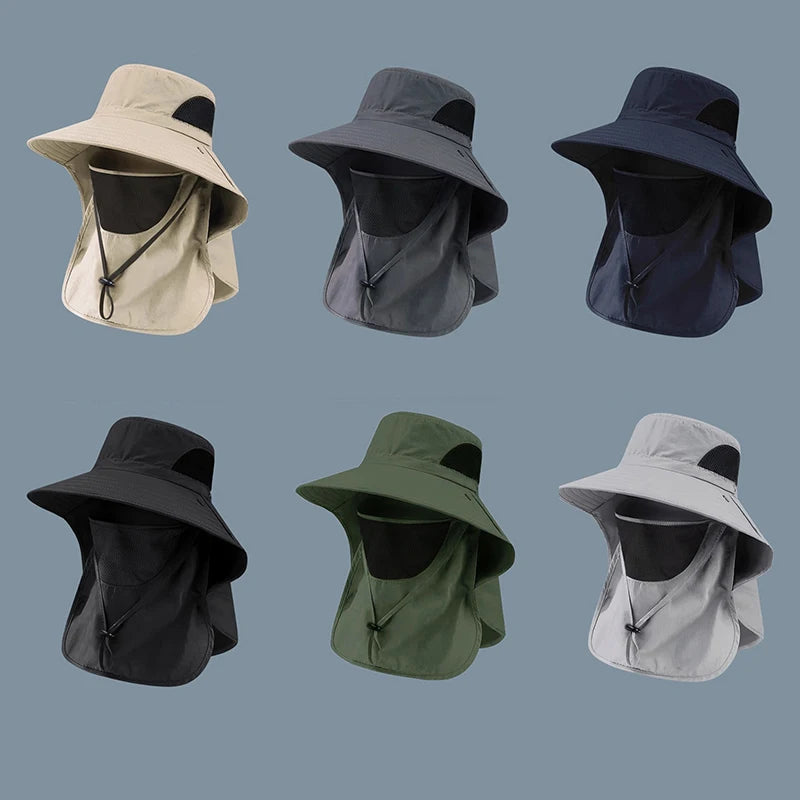 Sun Surrender Safari Hat - Sun Hat With Neck and Face Cover