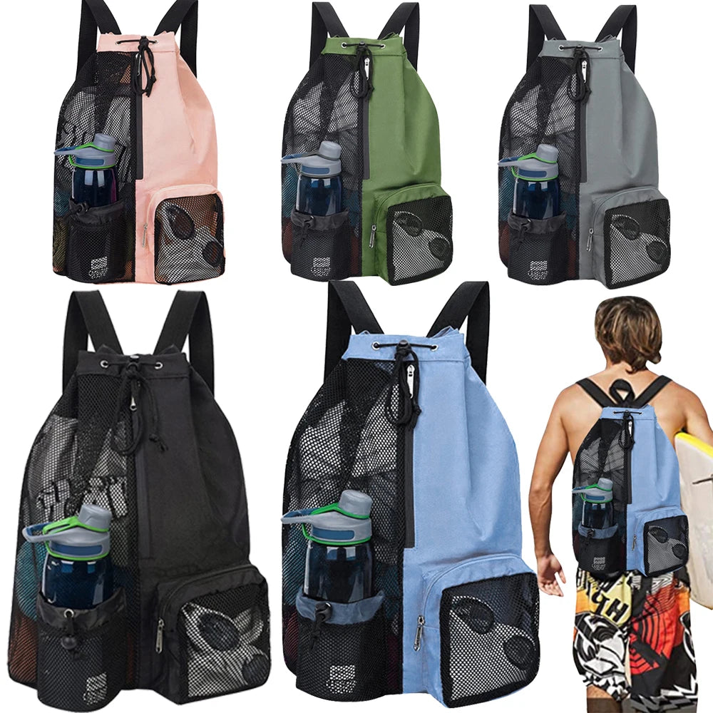 SplashSack - Drawstring Beach Backpack